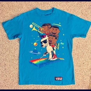 NEW DAY WWE FEEL THE POWER UNICORN T-Shirt Size M